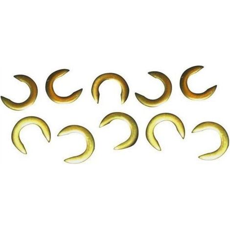 Vigor-Blinky Rondelle Alzaporte Ottone Klik 10 Pezzi 11mm