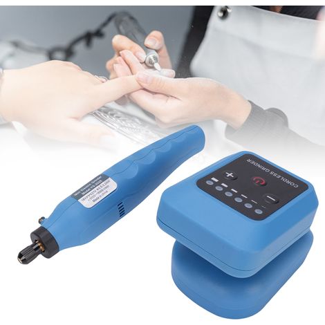 【Amoladora eléctrica】Mano PRO - 6 velocidades ajustables (6000-18000 rpm) - Inalámbrica y recargable - Ideal para amolar, grabar y pulir (1/5)