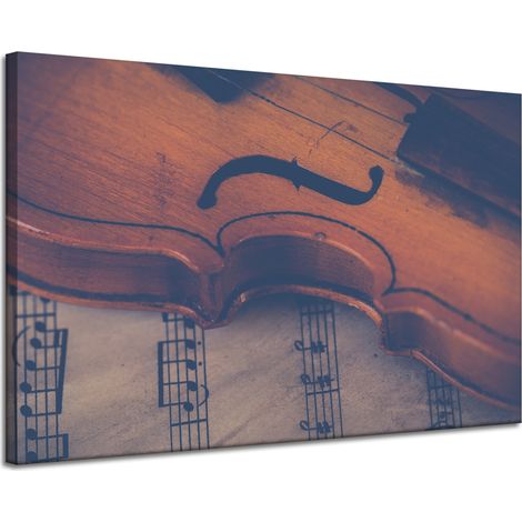 Leinwanddruck Musik Violine Fiddle 120x80