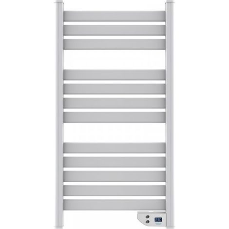 Cecotec Radiador Toallero Eléctrico Bajo Consumo Ready Warm 9000 Twin Towel White. Seca Toallas de 500 W, IP24 2 Modos, Temporizador, Pantalla LED, Diseño Moderno, Kit de instalación (1/10)