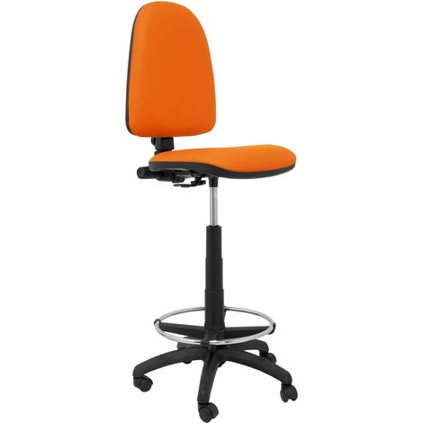 Taburete Ayna similpiel naranja