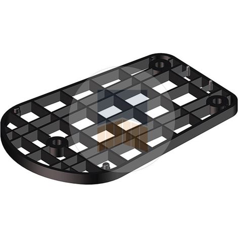 Portac – Cale pour roue en composite épaisseur 10mm – Hauteur 50mm – Résistante à la corrosion – Pour chantiers humides