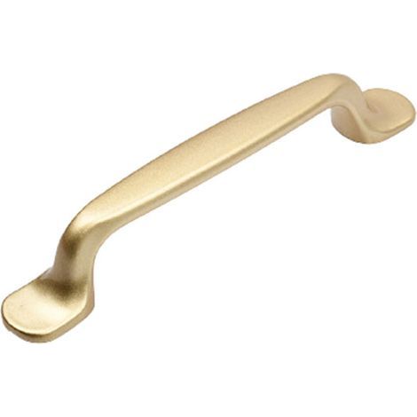 AIDUCHO 2er-Pack Schrankgriffe, Küchenmöbelgriffe, Kleiderschranktürgriffe, Gold, Lochabstand 96 mm (1/5)