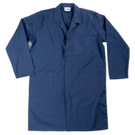 Camice da lavoro in cotone tg 56 colore blu grembiule per operaio meccanico