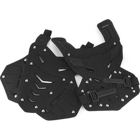 Neue Schutzausrüstung für Offroad-Motorräder, ideal für Outdoor-Sportarten. Stoßfest und atmungsaktiv, inklusive Oberkörper- und Rückenprotektoren (vorne und hinten), schwarz. (1/5)