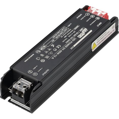 Jandei - Transformador 12VDC 60W 5A IP20 Compacto