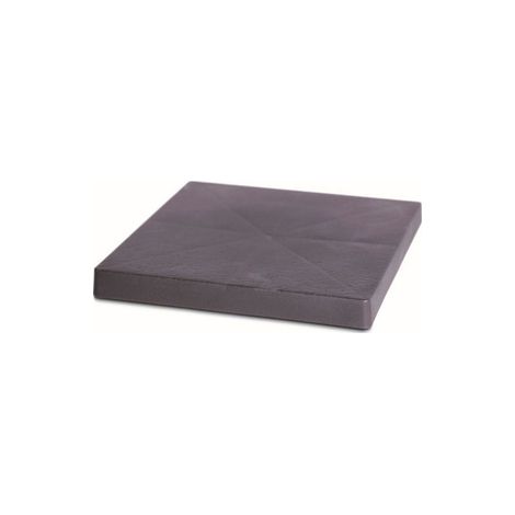PLATAFORMA MOVIL PARA MACETAS PROSPERPLAST DE PLASTICO CUADRADA CON 4 RUEDAS 29,2 X 29,2 X 4 CM EN COLOR ANTRACITA