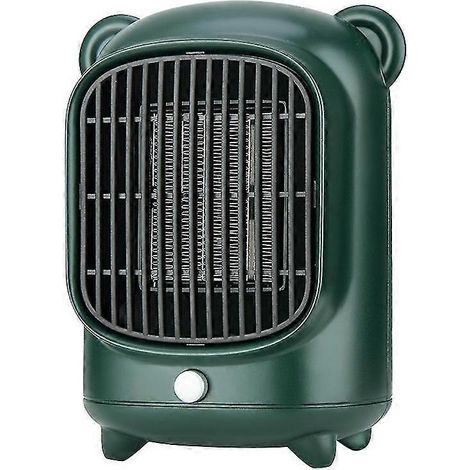 Chauffage portable, mini chauffage électrique de bureau 500W en forme de dessin animé, chauffage d'intérieur PTC, ventilateur, chauffage électrique pour la maison et le jardin, chauffage pour poêle, v (1/5)