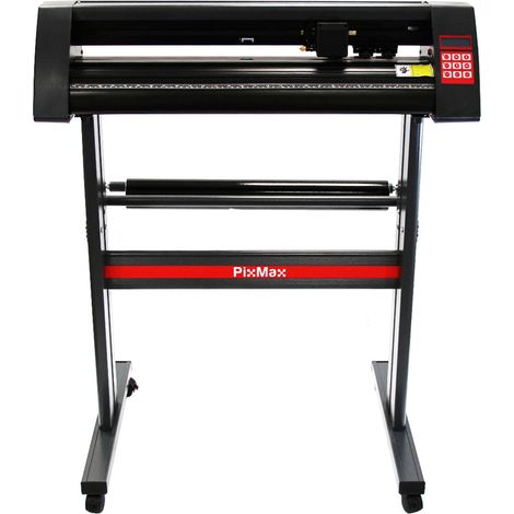 Plotter da taglio vinile PixMax 28" con ottica laser, lame Roland e stand