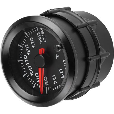 12V 2-in-1 Öltemperaturanzeige, 40-140℃ Anzeige, 7-farbige Hintergrundbeleuchtung mit universellem Kfz-Sensor (1/5)