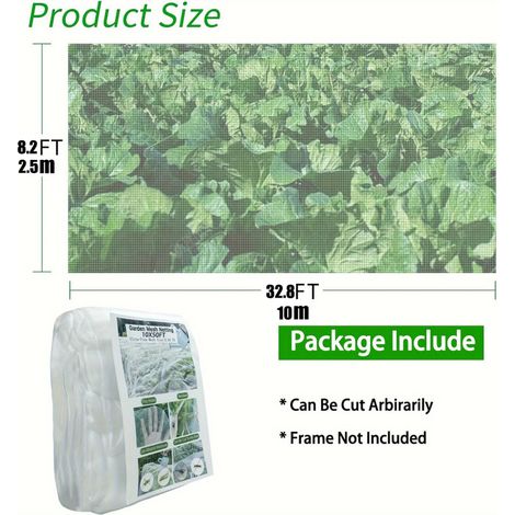Beyamis Filet jardin maille fine 2.4x10m - Protection potager fruits serre (1/5)