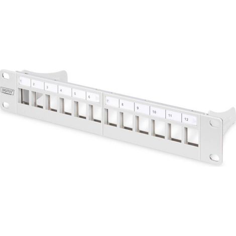 DIGITUS Patchpanel 12-Port Modular (1/4)