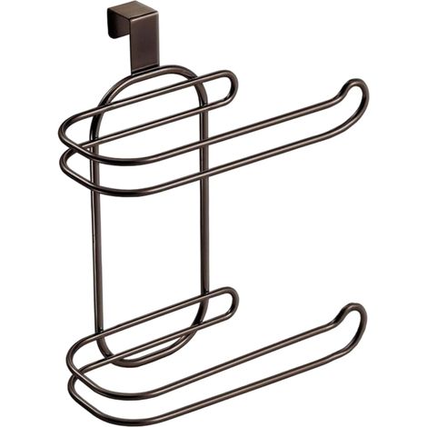 CCYKXAPorte-Papier Toilette Suspendu en métal sur Le réservoir, Support de Papier Toilette Robuste et Fonctionnel pour Le Rangement et l'organisation (1/5)