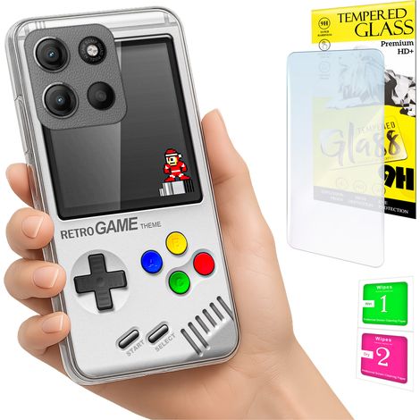 Funda para Motorola Moto G15 / G15 Power, carcasa trasera + cristal (1/5)