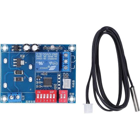 Temperaturregler-Schaltmodul, einstellbarer Drehknopfcode, Heiz-/Kühlthermostat 24 V XHW1705