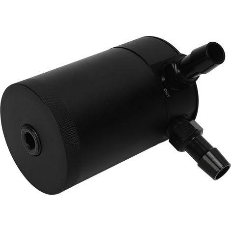 Récupérateur d'huile 2 ports 300ml en alliage d'aluminium avec valve de vidange, réservoir séparateur universel à chicanes (1/5)