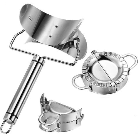 Set di 3 presse per pasticceria in acciaio inox per biscotti e torte (idea regalo) (1/5)