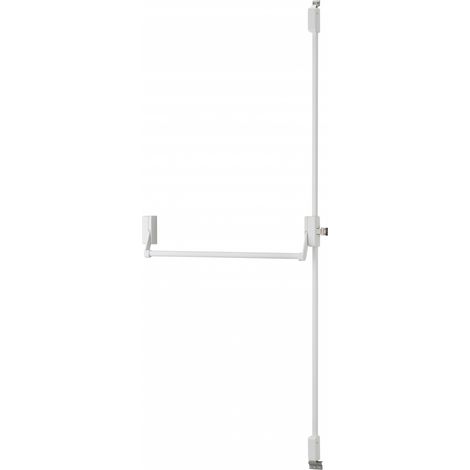 Serratura antipanico a 2/3 punti superiore e inferiore, reversibile, verniciata bianca, porta max 1150 mm – THIRARD
