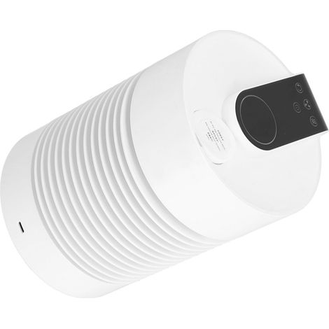 Ventilateur de Bureau Numérique avec Humidificateur, Rotation à 360° et Recharge USB