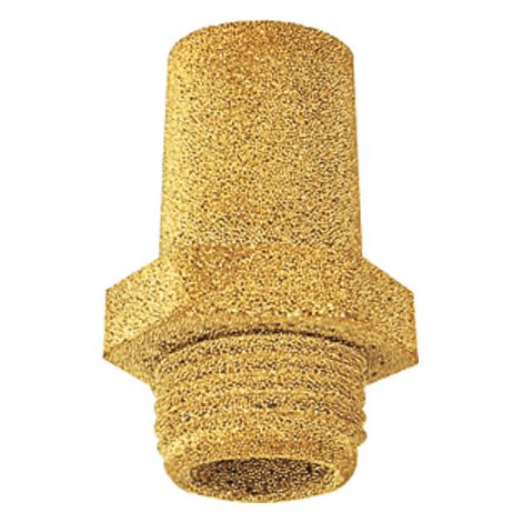 Riegler Sinterbronce-Schalldämpfer, Sechskant, G 1/2, SW 27 (1/4)