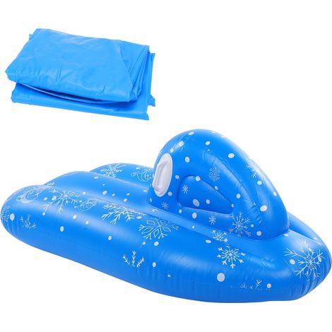 Toboggan Inflatable pour Enfants, Luge Gonflable pour Neige, Jouet de Glisse Sécuritaire (1/5)