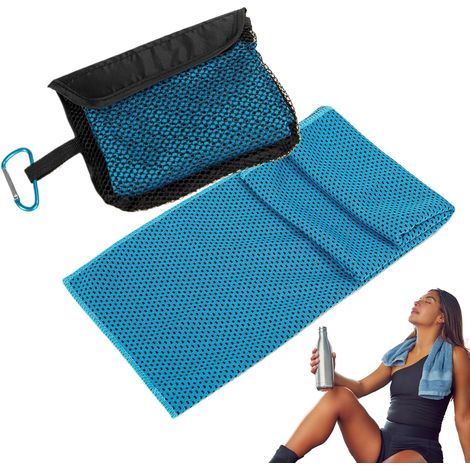 Serviettes rafraîchissantes pour le sport Serviette de fitness portable - Gant de toilette à séchage rapide pour le fitness, la natation et les accessoires de sports de plein air