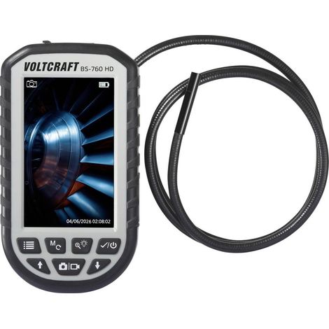 VOLTCRAFT VC-17782295 Endoscopio Ø sonda: 5.5 mm Lunghezza sonda: 1 m (1/5)
