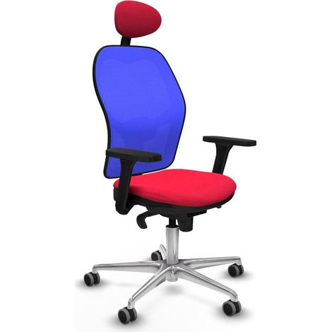 Piqueras y Crespo 3D086G1 Silla de oficina roja confortable (1/3)