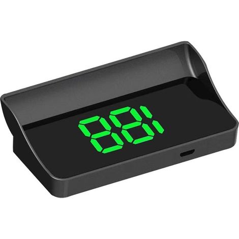 Affichage tête haute (HUD) pour voiture, compteur de vitesse numérique universel, jauge intelligente, tachymètre, GPS, compteur de vitesse numérique (1/5)