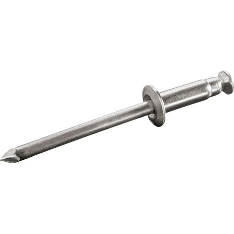 GOEBEL - 500 x Rivets éclatés 4 x 10 mm - Acier inoxydable A2 / acier inoxydable A2 - Tête plate - STAR - 7089401000 (1/5)