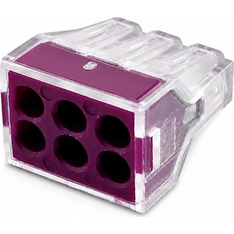 Bornes de connexion rapide 8 pôles 24 A grises (LZ-CMK108-SZ)