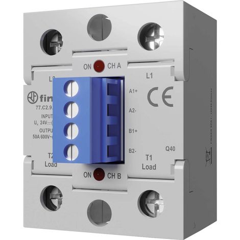 Finder Relè a semiconduttore 77C290248671 50 A Tens.comm.max: 660 V/AC Commutazione del valore istantaneo 1 pz.