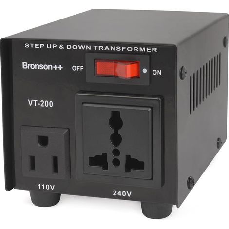 Bronson VT 200 Convertisseur de Tension Transformateur 110V/230V USA 200W (1/5)