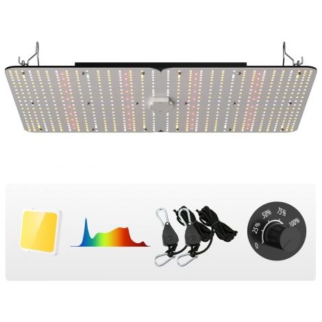 Lampe Horticole de Croissance Plantes LED 300 W Panneau Quantum (1/5)