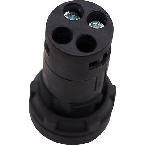 XB7-EA31 round flat-head reset button switch, 22mm mounting hole, one-piece plastic button. (1/3)