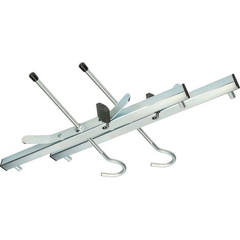 KOTARBAU Lot de 2 supports d'échelle pour barres de toit avec cadenas (1/5)