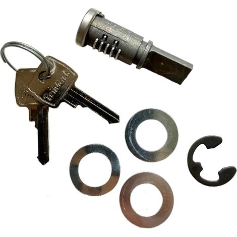 Barillet rechange serrure porte caravane - Compatible Caraloc 640/700/400 - 2 clés incluses - Compatible camping-car camping-car (1/4)