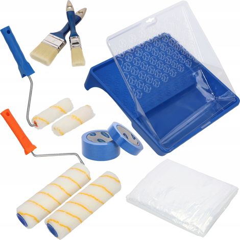 KADAX Malerset, Rolle, komplettes Hausmaler-Set, 13 Stück