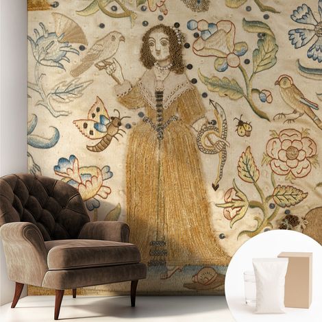 Carta Da Parati Non Tessuto - Con Colla Gratuita - Con Motivi Moderni - Design Elegante Per Pareti Natura colorata 250x250 cm (1/5)