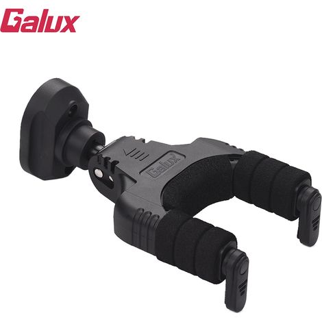 GALUX GH-110P Support mural autobloquant pour guitare acoustique, folk, classique, électrique, basse et mandoline (1/3)