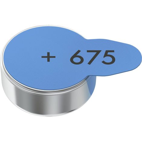 Varta Pile bouton ZA 675 1.4 V 6 pc(s) zinc-air Hearing Aid Batteries 675 Bli 6 (1/2)