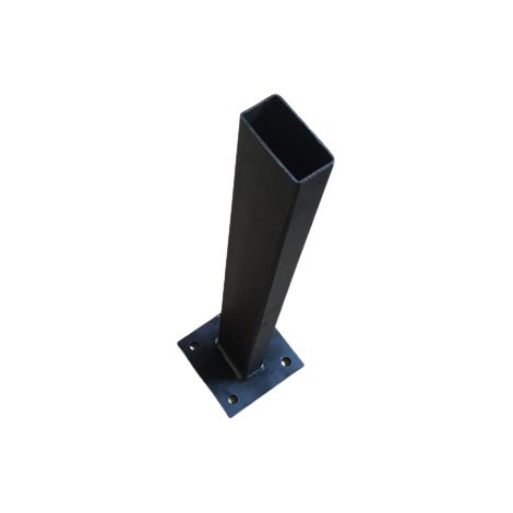 Poteau acier rectangle 100x50x2 - Hauteur 50 cms (1/2)
