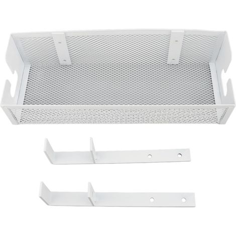 Under-Desk Cable Management Tray, Clip-on Cord Organizer, Desk Organizer with Anti-Scratch Pads, Ideal for Home and Office (1/5)