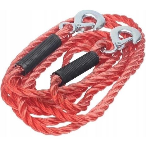 CAVO DI TRAINO PER GANCI AUTO 4,5 m 3 tonnellate RESISTENTE CERTIFICATO CE TUV