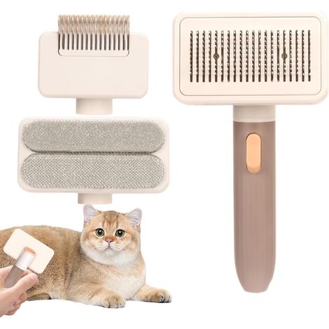 Brosse À Chat Pour La - Outil de Toilettage Massage pour Animaux - Peigne (1/5)