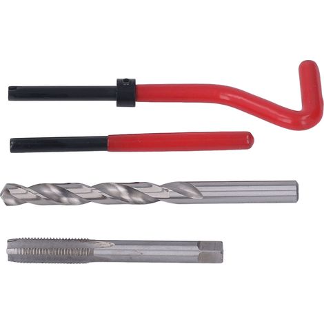 Kit de réparation de filetage pour foret métallique, taraud, insert, outil de réparation de filetage M9x1,25 (1/5)
