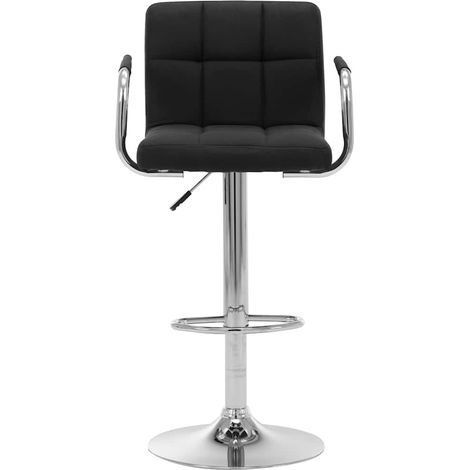 Maison Exclusive - Chaise de bar Noir Tissu (1/5)