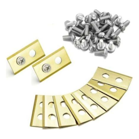 Choyclit – Titan-Trimmerklingen 45 x 1 mm – Ersatzklingen für Worx Landroid – Verbesserte dacrometrische Schrauben – Verschleißfestigkeit (1/5)