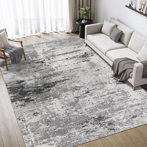 Tapis Salon 120x170cm Tapis Lavables Salon Touch Doux pour Chambre à Coucher Tapis de Plancher Abstrait Moderne antidérapant pour Salle à Manger Cuisine Bureau (1/5)