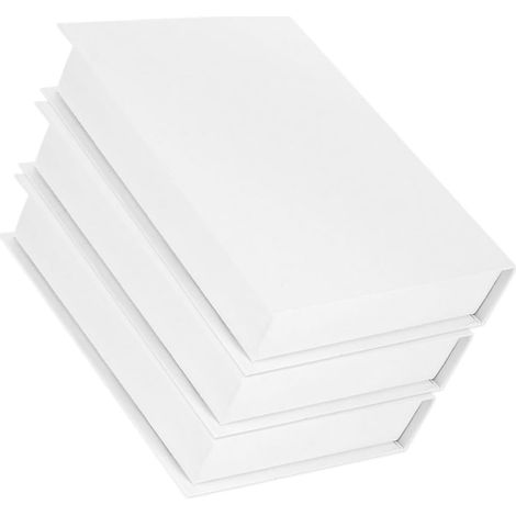 Lot de 3 Livres Factices Blancs en Papier pour Décoration D'étagère, Portable et Résistant à l'usure, pour Bureau et Décoration Home-déco (1/5)